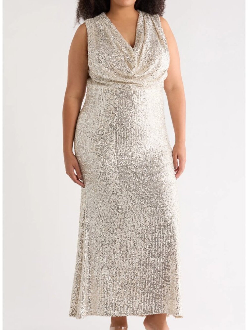 Eliza J Plus Size Sequin Gown